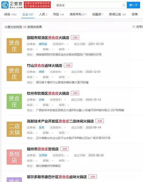 贤合庄最新爆料信息网,揭秘餐饮巨头背后的秘密与未来动向 第2张 贤合庄最新爆料信息网,揭秘餐饮巨头背后的秘密与未来动向 第2张